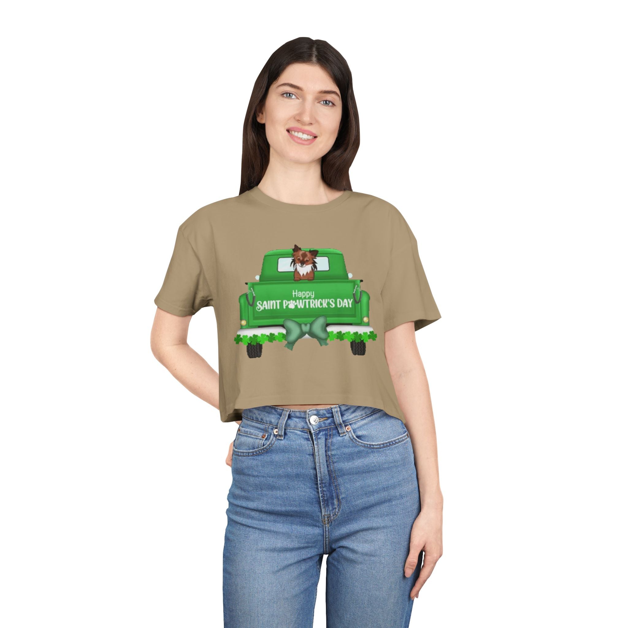 Happy Saint Patrick's day | Women's Crop Tee